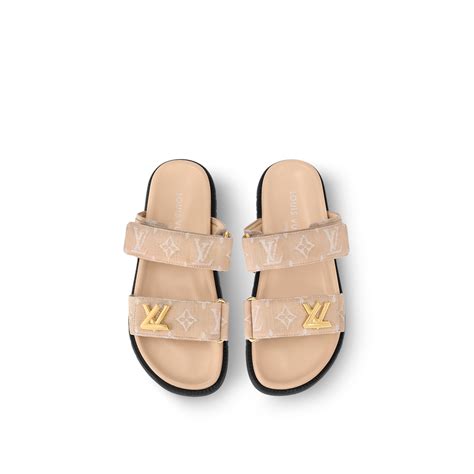 LV Sunset Flat Comfort Mules .